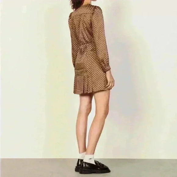 Sandro Print Dress NWT - Picture 5 of 6